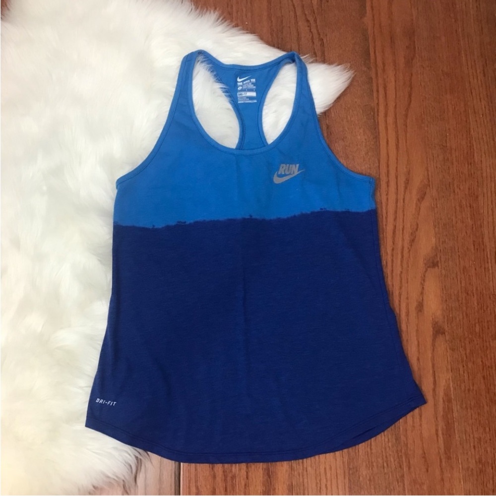 💙 Nike Running Blue Ombre Tank 💙